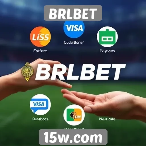 Métodos de pagamento disponíveis no BRLBET